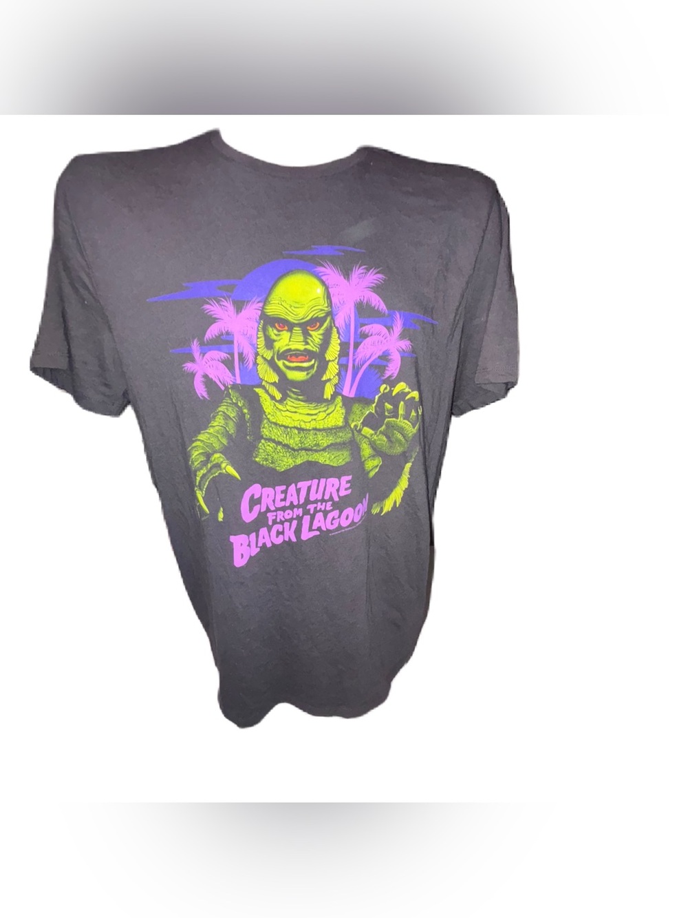 Old Navy Gray Creature From The Black Lagoon Graphic Tee T‑Shirt Men's XL - Picture 6 of 12